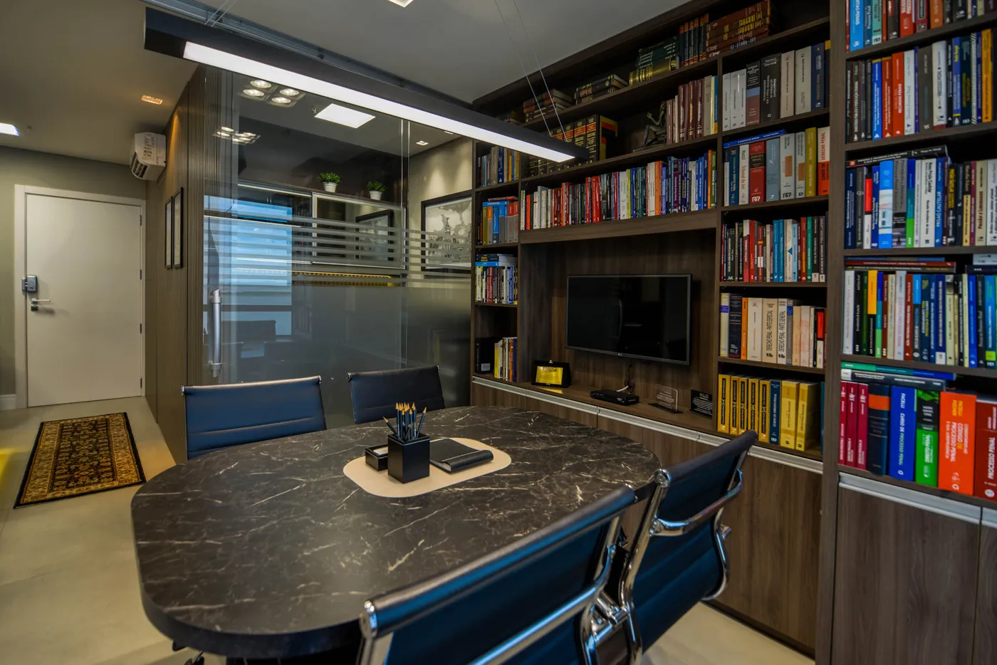 Sala de reuniões do escritório em Porto Alegre
